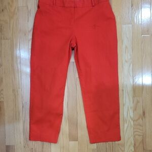 Talbots Vibrant Red-Orange Pants